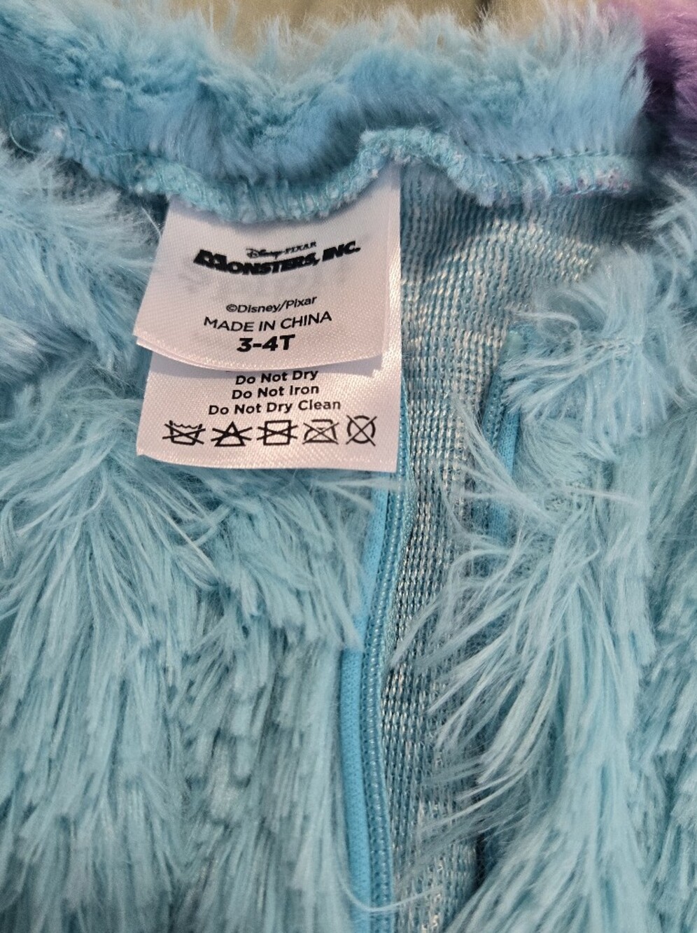 Sulley Monsters Inc One-Piece Costume - Picture 4 of 5